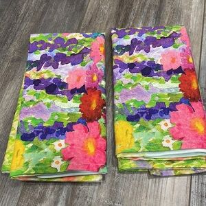 Michel Design Works The Meadow Colorful Floral Kitchen Tea Towel Set